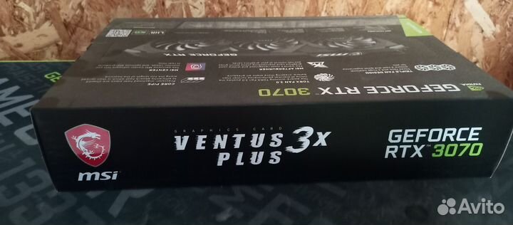Rtx 3070 msi ventus 3x plus (LHR) OC