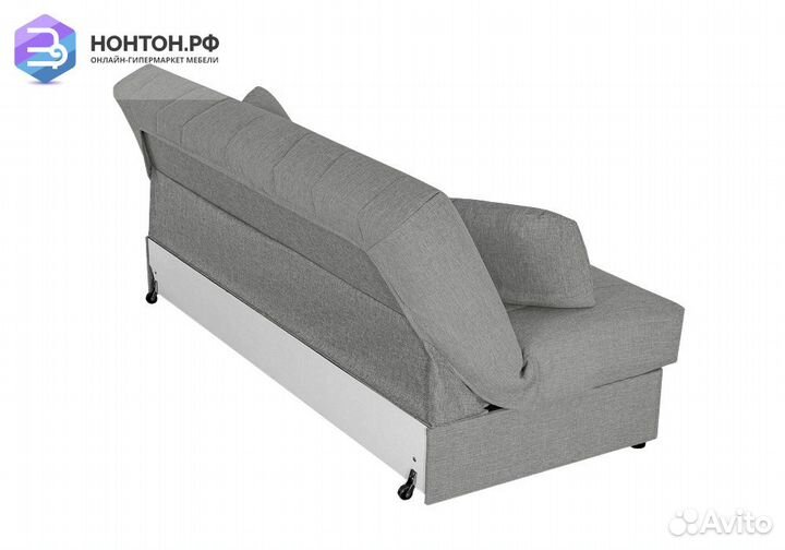 Диван книжка Ручеек жаккард светло-серый