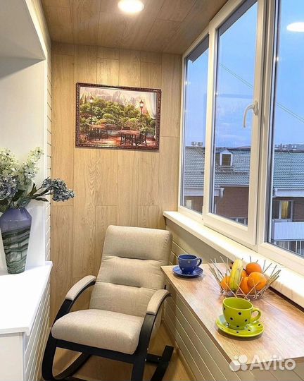 Остекление небольшого балкона