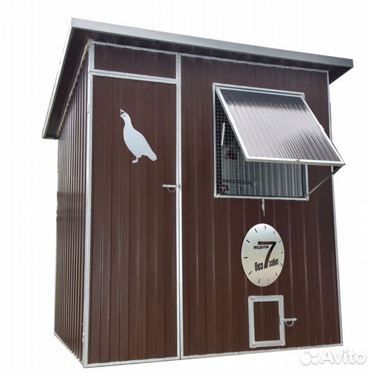 Утепленный курятник/перепелятник на 400 голов