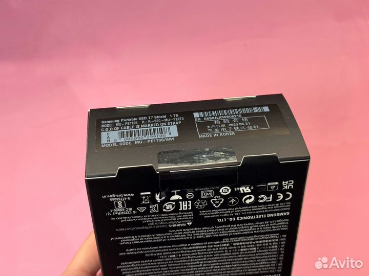 Samsung Portable SSD T7 Shield 1TB