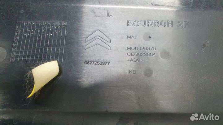 Накладка торпедо правая Citroen C-Elysee D