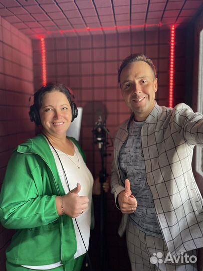 Студия звукозаписи, песни в подарок, диктор, стихи