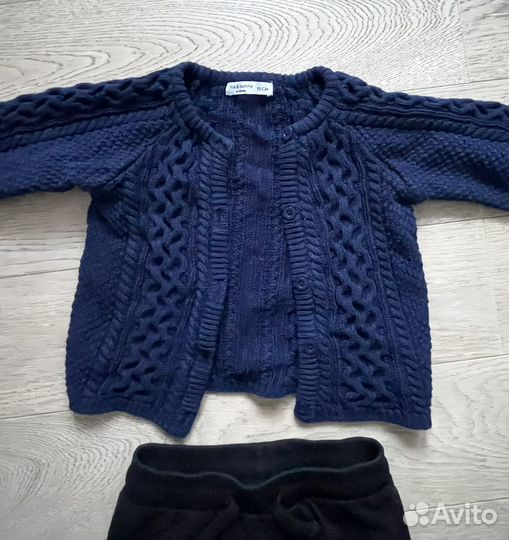 Кофта детская вязанная 92р fox&bunny