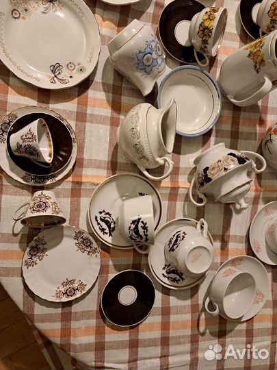 Набор посуды СССР. Рижский фарфор