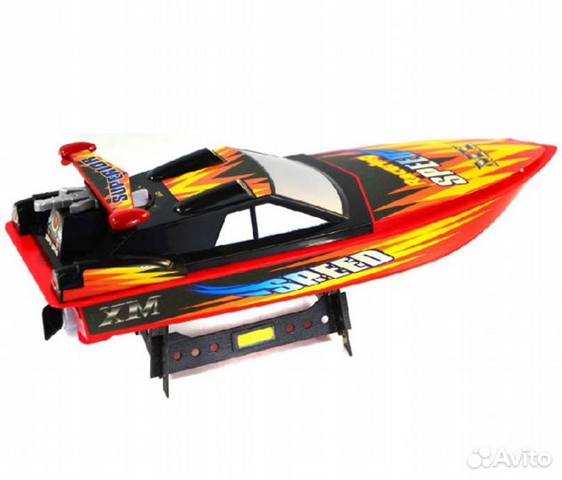 Игрушка катер на радиоуправлении