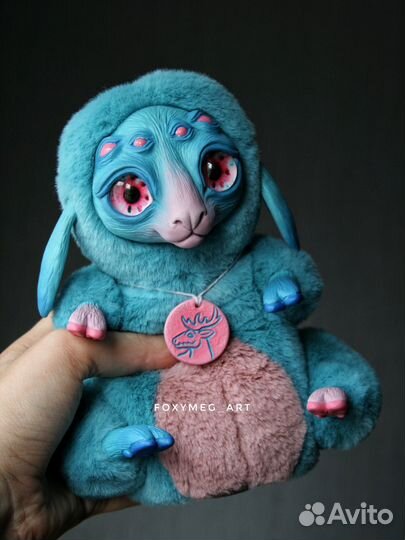 Игрушка ручной работы барашек