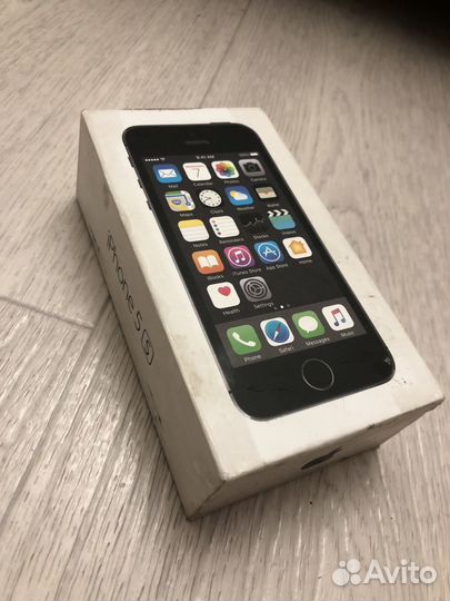 Коробка от iPhone 5S