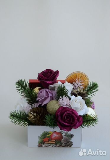 Цветы из мыла на Новый 2024 год