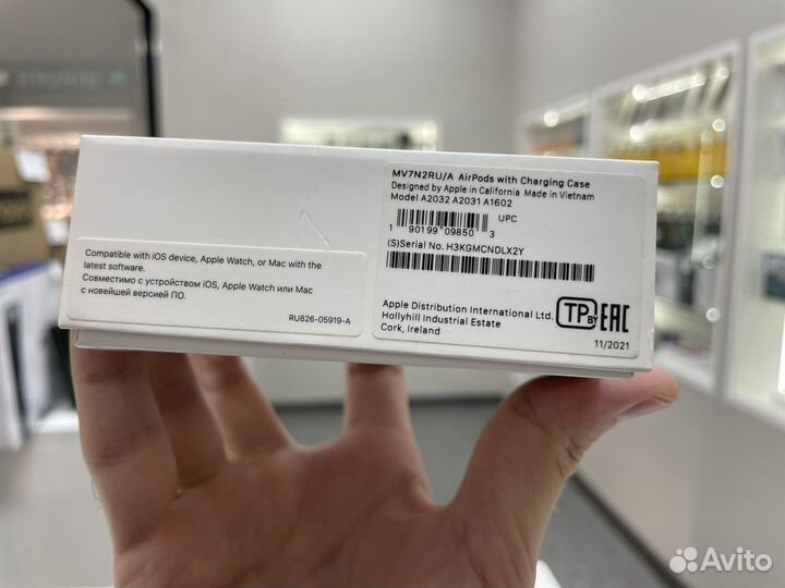 AirPods 2 original с комплектом/рассрочка