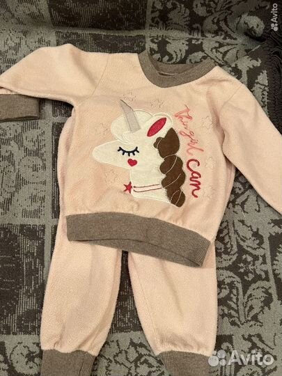 Одежда для девочки мешком 74-86