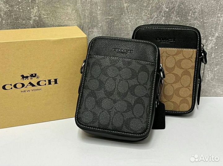 Сумка через плечо мужская Coach