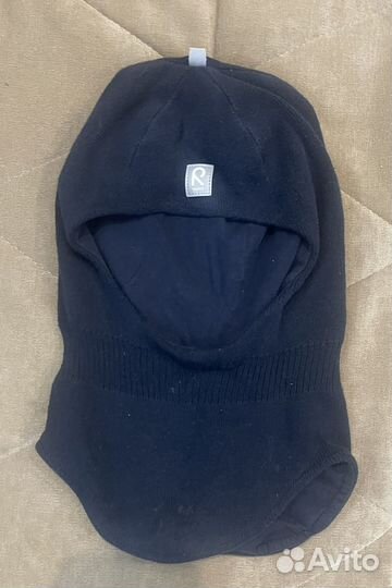 Шапка-шлем демисезонный, варежки reima