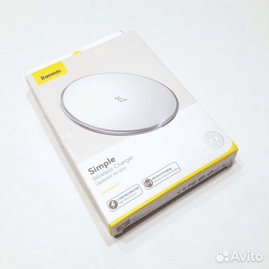Беспроводное зарядное Baseus Simple (новое) 15Вт
