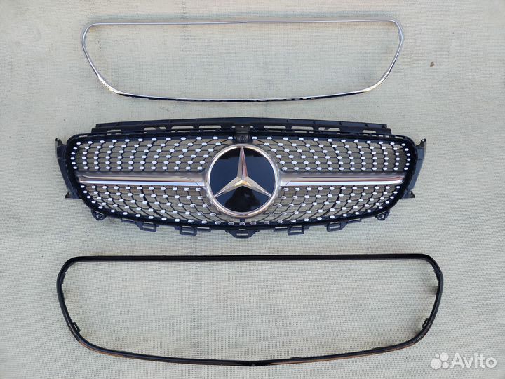 Решетка радиатора Mercedes w213 diamond