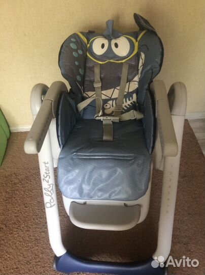 Стульчик для кормления chicco polly start 2