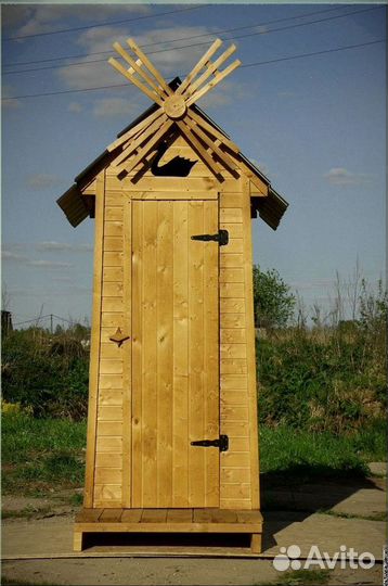 Уличный туалет деревянный LXK