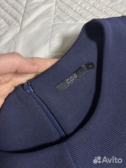 Cos блуза синяя