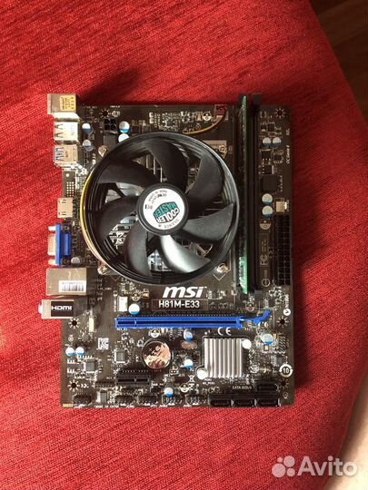 Материнская плата с процессором Pentium G3260