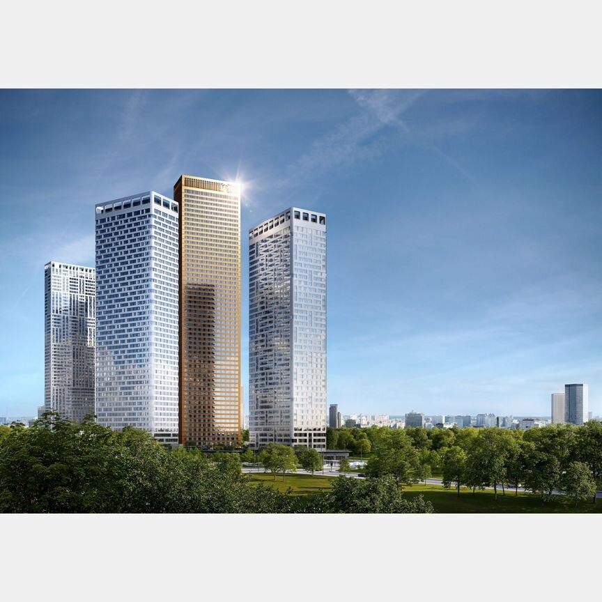 1-к. квартира, 54,3 м², 2/49 эт.