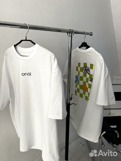 Футболка с принтом onai world унисекс