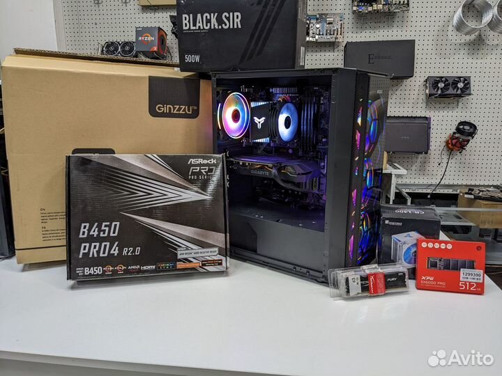Игровой пк Ryzen + RTX