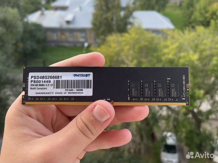 Оперативная память ddr4 8gb 2666MHz