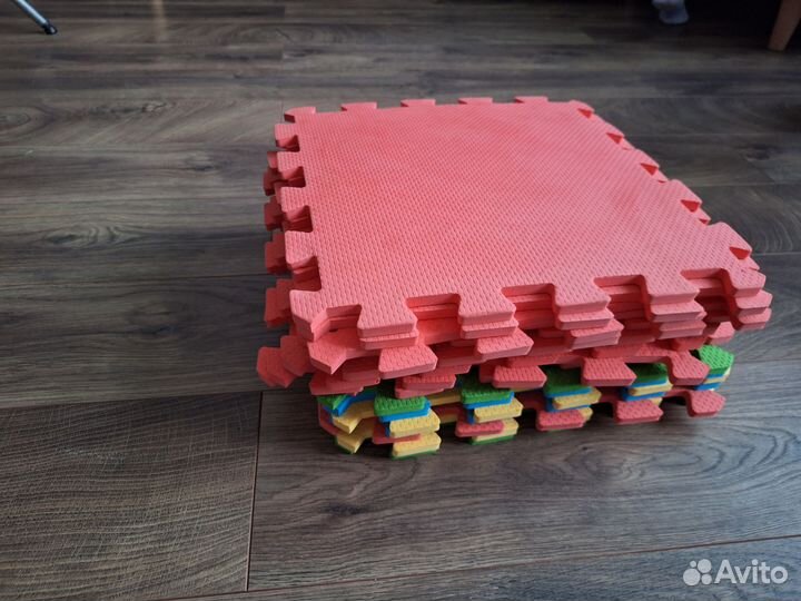 Детский коврик пазл резиновый