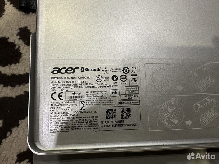 Планшет acer aspire p3