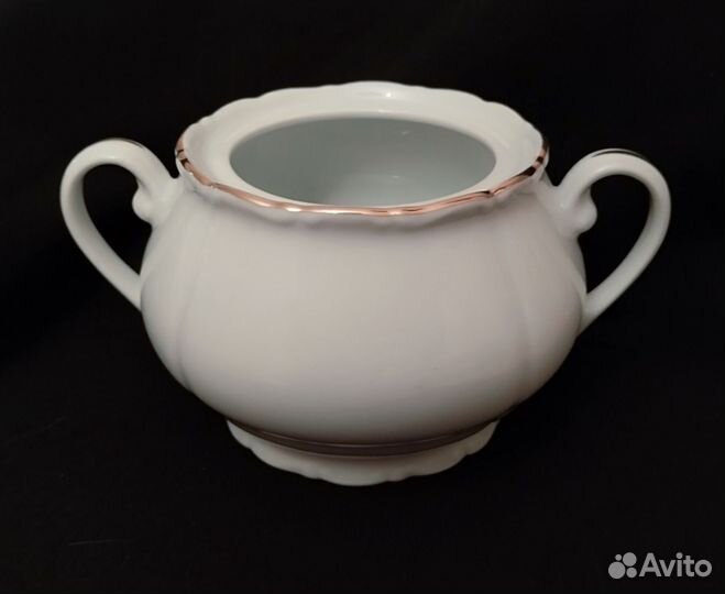 Сахарница фарфоровая