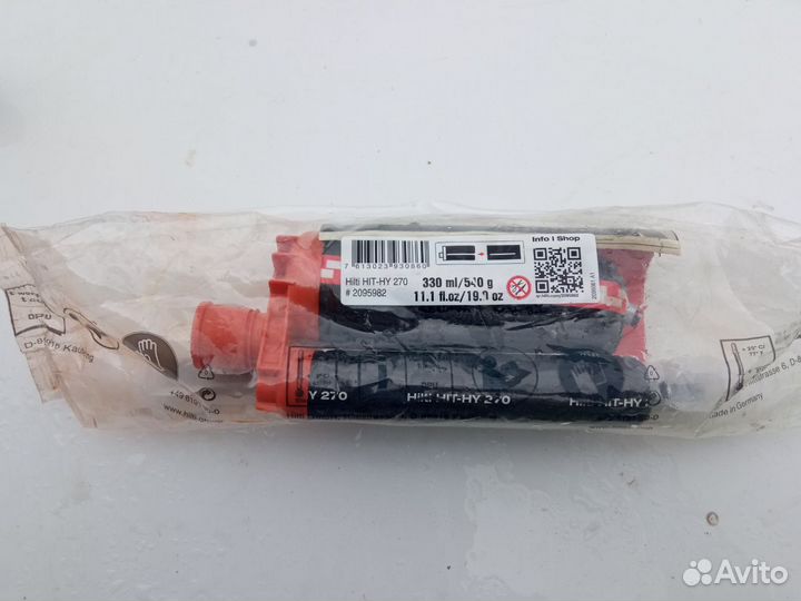 Химический анкер hilti