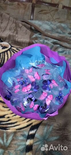 Букет из бабочек с подсветкой