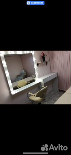 Зеркало с лампочками бу