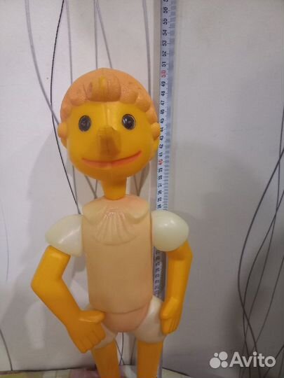 Кукла СССР. буратино. пластмасс. клеймо