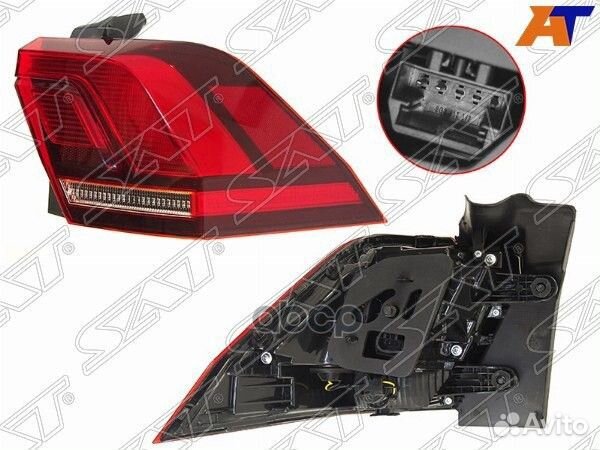 Фонарь задний VW tiguan 16- RH LED ST-441-19AMR