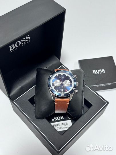 Часы мужские Hugo Boss HB1513860 кожаный ремешок