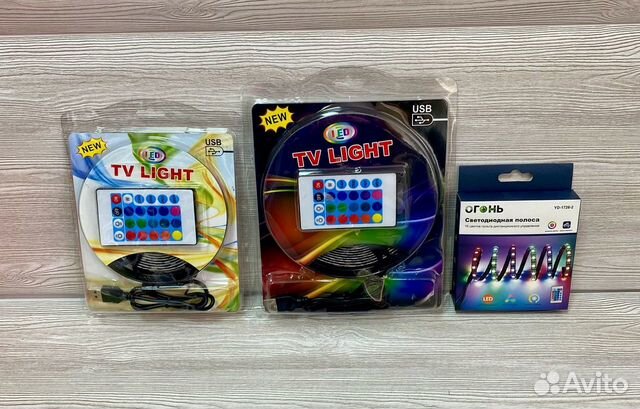 Светодиодная лента RGB USB с пультом 2/3/5 метра