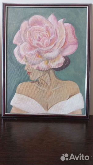 Картина маслом на холсте в раме