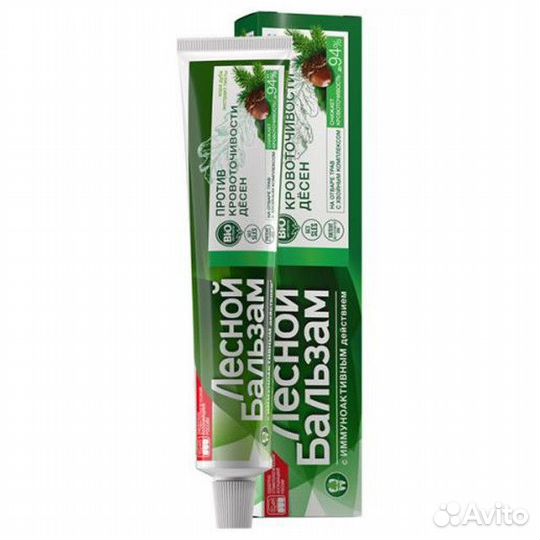 Паста зубная лесной бальзам Экстракт коры дуба и п