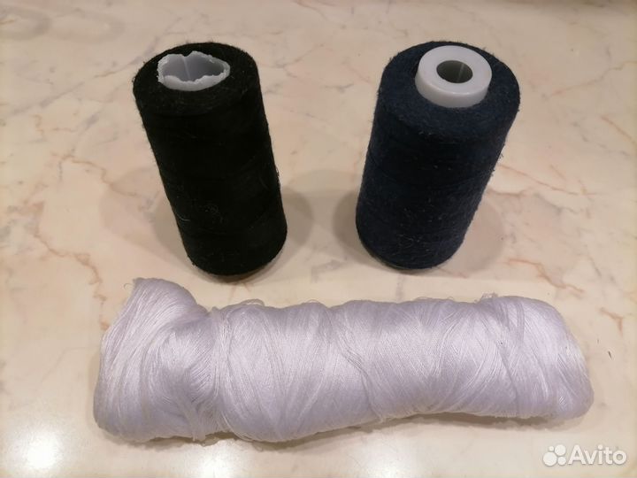 Нитки швейные х/б армированные