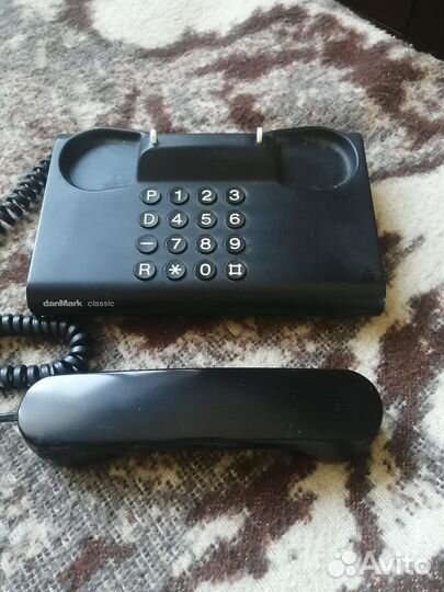 Стационарный телефон в коллекцию danMark черный