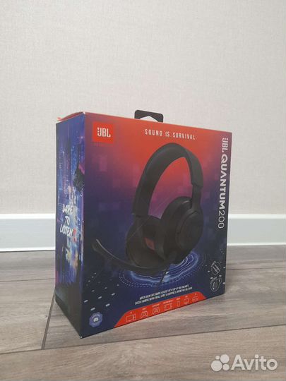 Jbl quantum 200 игровые наушники с микрофоном