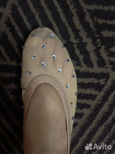 Балетки сетчатые