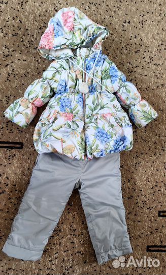 Куртка и штаны на осень для девочки 86 92