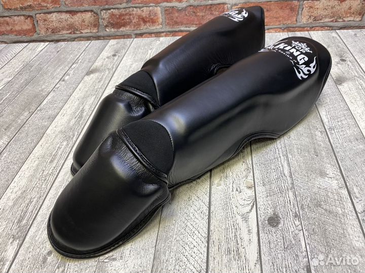 Защита ног Top King Boxing Black