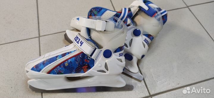 Коньки раздвижные подростковые