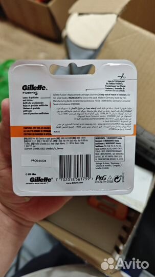 Gillette mach 3 кассеты