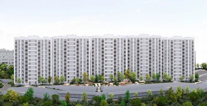 2-к. квартира, 59,5 м², 4/12 эт.