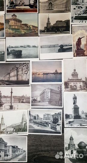 23 открытки прошлого века, Москва, Ленинград СССР
