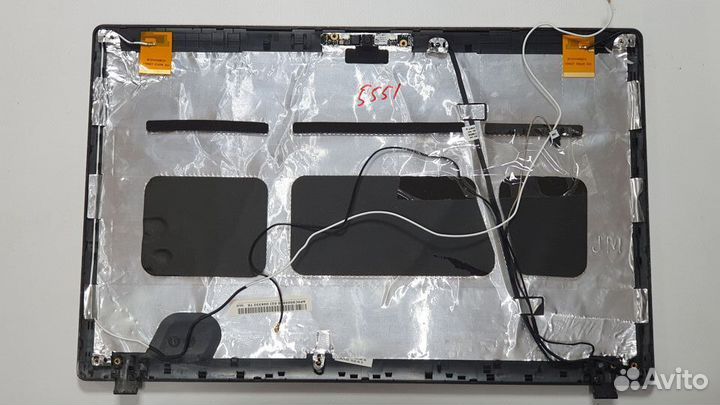 Крышка матрицы ноутбука Acer 5552 серебро